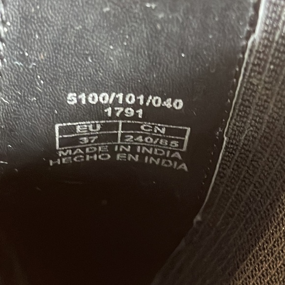 Zara Leather Ankle Boots with Stretch Detail Sz 6.5 - Picture 9 of 9